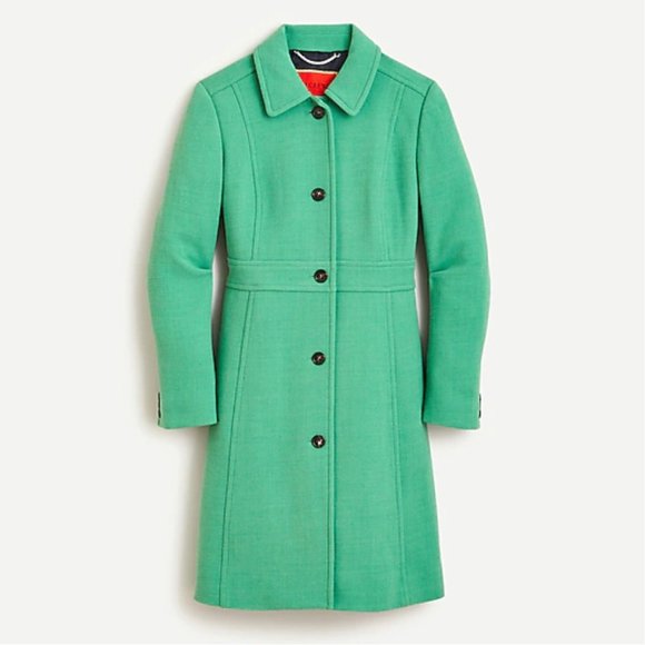 Italian double-cloth wool lady day coat Thinsulate